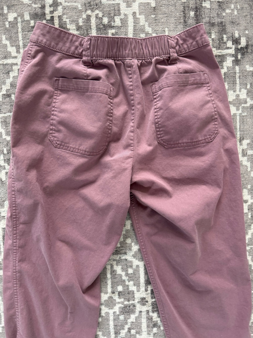 Old Navy Dusty Mauve OG Chino Pants High-Waisted OGC Chino Tapered Straight Pant - Picture 9 of 13